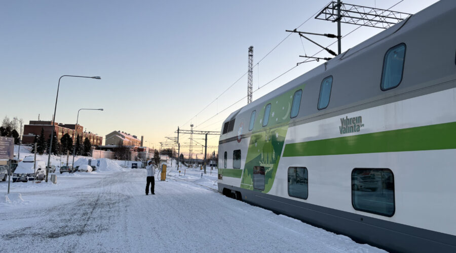 Winter Trip to Lapland with Children by Train